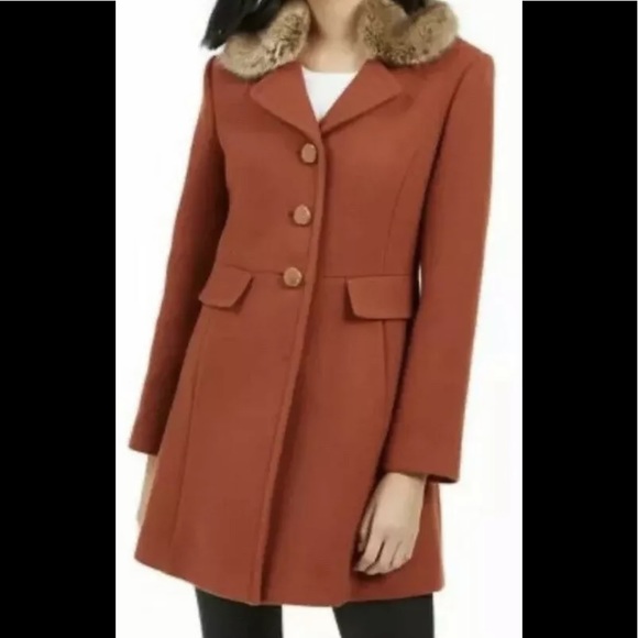 Kate spade wool blend coat teakwood XS, L - Picture 4 of 15